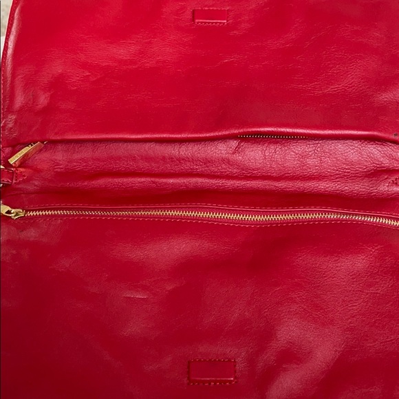 Red leather Tory Burch purse - Picture 4 of 6
